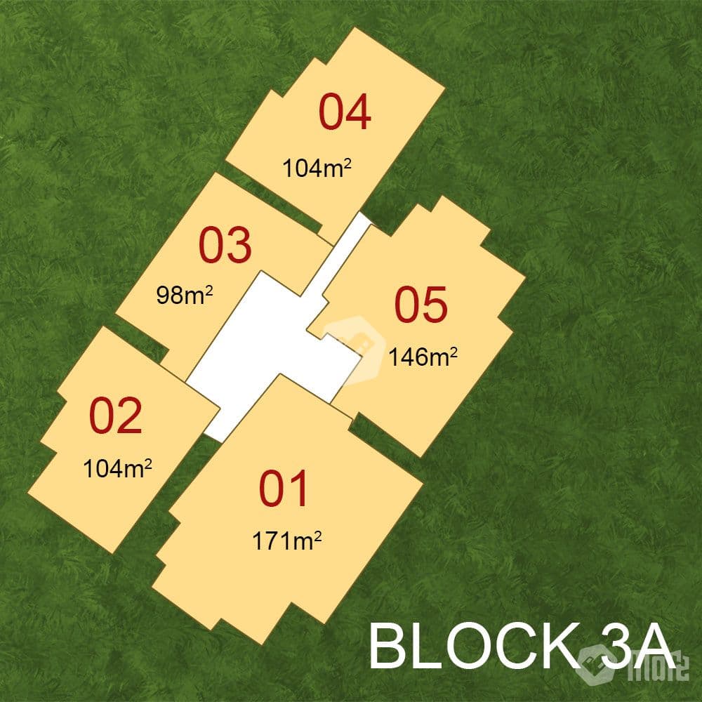 Mặt bằng Block 3A - Hình 1