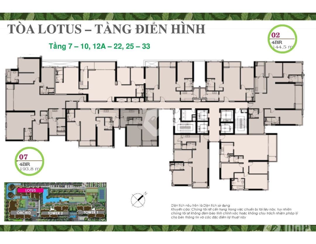 Mặt bằng Block Lotus - Hình 1