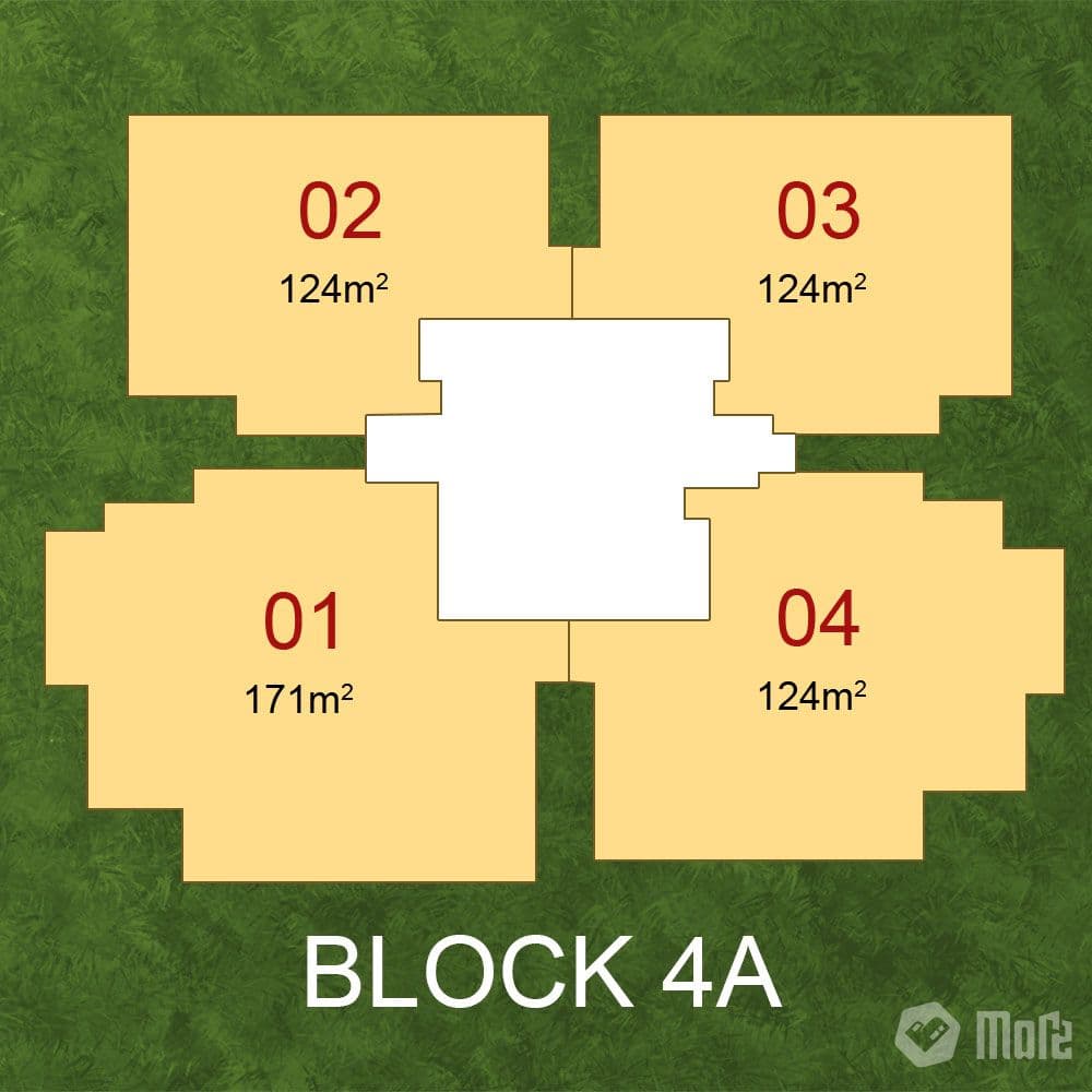 Mặt bằng Block 4A - Hình 1