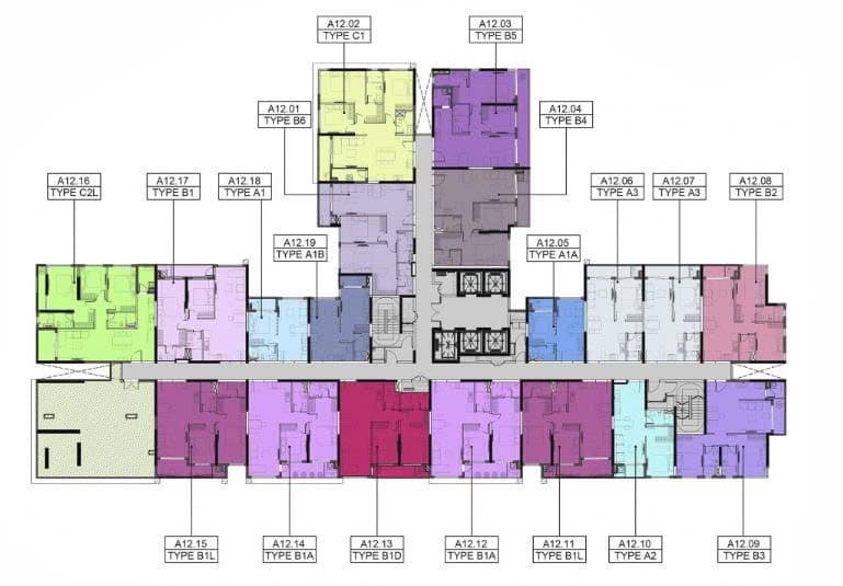 Mặt bằng Block A - Hình 1
