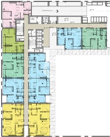Mặt bằng Block A - Hình 1