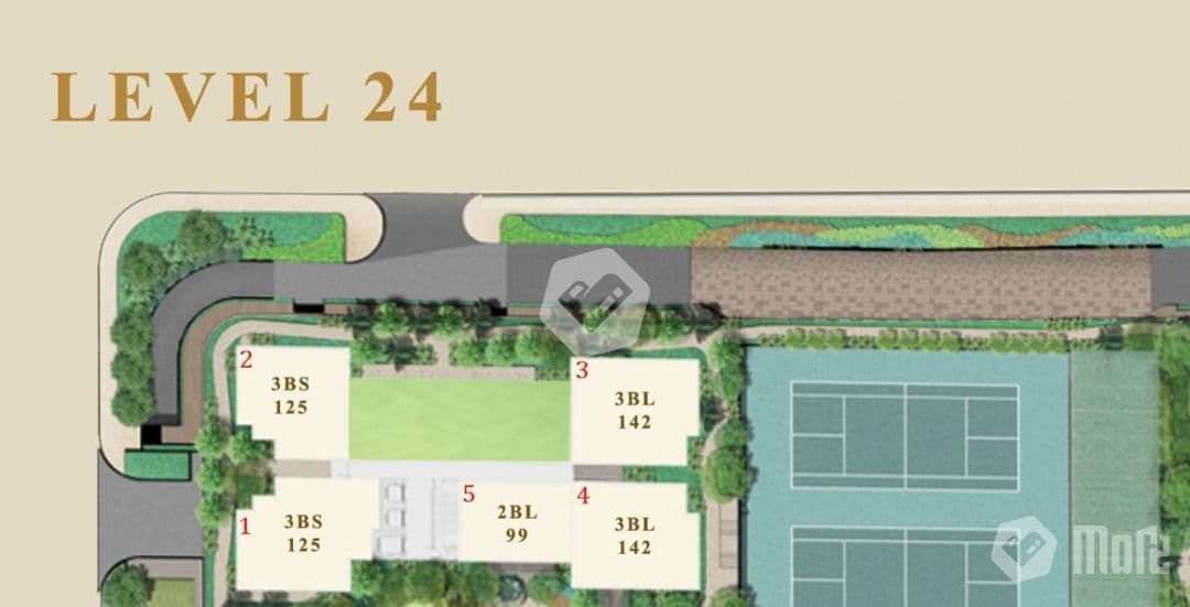 Mặt bằng Block T3 - Hình 1