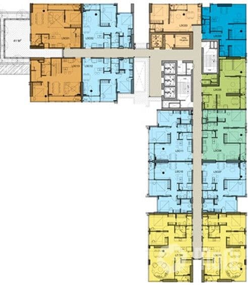 Mặt bằng Block C - Hình 1