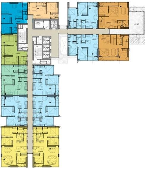 Mặt bằng Block A - Hình 1