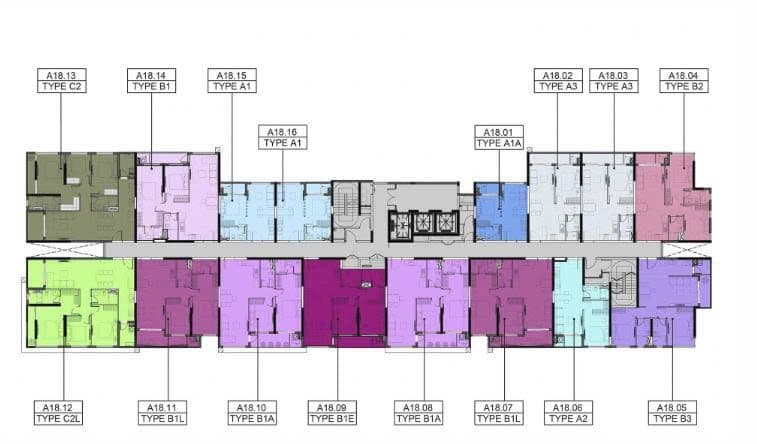 Mặt bằng Block A - Hình 1