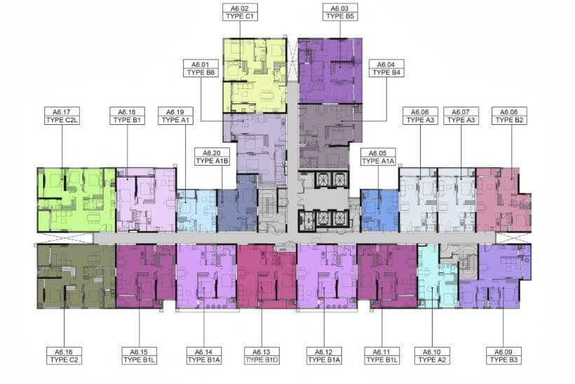 Mặt bằng Block A - Hình 1