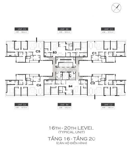 Mặt bằng Block T3 - Hình 1