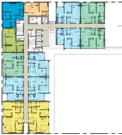 Mặt bằng Block A - Hình 1