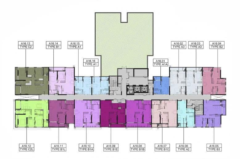 Mặt bằng Block A - Hình 1