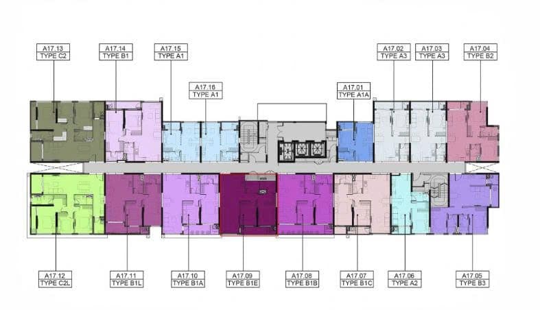 Mặt bằng Block A - Hình 1