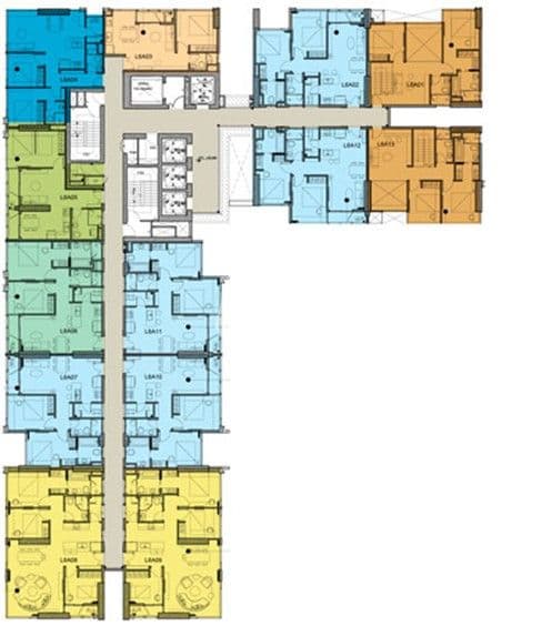 Mặt bằng Block A - Hình 1